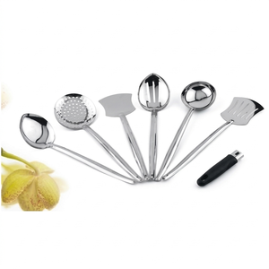 Box Kitchen Utensil Stainless Steel <b>Cooking</b> & Serving Utensils 6 Pcs <b>Set</b> Kitchenware Steel Handle <b>Cooking</b> Tools With Storage - Product Image 1