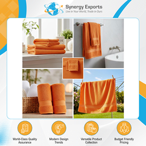 Toallas de Baño de Polialgodón con Acabado Lavado, de Secado Rápido, Suaves para la Piel y Ecológicas, de Calidad Genuina, las Más Vendidas a Bajo Precio de Mercado - Product Image 4