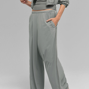 Women's Breathable Cotton Workout Joggers <b>Stretch</b> Elastic Gym Fitness Casual Pants - Product Image 2