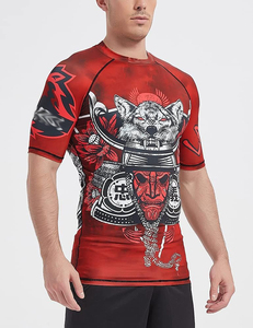 เสื้อแรชการ์ดแขนครึ่งแบบสั่งทำพิเศษ น้ำหนักเบา สำหรับออกกำลังกาย ผลิตภัณฑ์คุณภาพสูงจากผู้ผลิตชั้นนำ ผลิตจำนวนมาก - Product Image 5