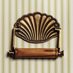 Classic Shell Design <b>Wall</b> <b>Mount</b> <b>Toilet</b> Paper <b>Holder</b> Brass Finish Bathroom Accessory Decorative Brass <b>Toilet</b> <b>Roll</b> <b>Holder</b> - Product Image 1