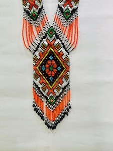 Conjunto de collar y aretes tribales hechos a mano, joyería bohemia para boda, regalo para ella. - Product Image 3