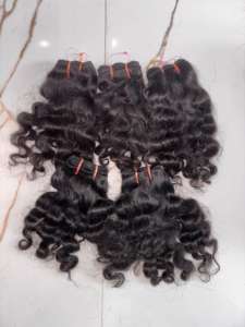 Extensiones de Cabello Humano Natural Indio 100% Virgen Sin Procesar, Proveedor Mayorista a Granel de India - Product Image 3