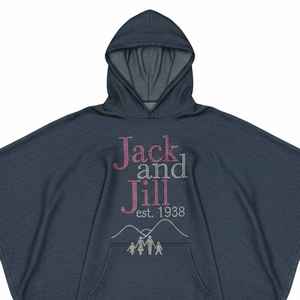 Poncho à capuche oversize Jack and Jill pour femme – Sweat-shirt décontracté style cape, coupe ample, confortable et tendance - Product Image 4