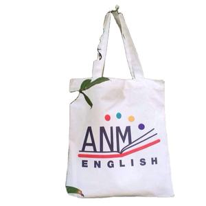 Bolsas de mano de satén de lona de algodón resistente personalizables al por mayor con cierre de cremallera reciclado de moda regalo de compras - Product Image 4