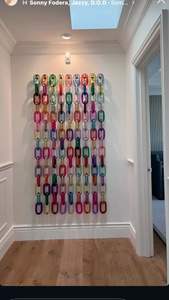 Adorno de Pared de Cadena de Resina Hecho a Mano, Diseño de Eslabones Decorativos de Acrílico para un Estilo Artístico en el Hogar - Product Image 5