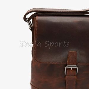 Sacs à bandoulière multifonctionnels en cuir, sacs messager décontractés pour hommes et femmes, entièrement confortables - Product Image 5