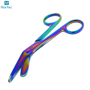 Tijeras Quirúrgicas de 4.5 Pulgadas con Recubrimiento de Titanio Multicolor, Tijeras de Acero Inoxidable para Uso Médico - Product Image 2