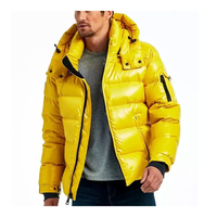 Veste à bulles personnalisée, design unique, qualité supérieure, veste d'hiver pour homme, taille adulte, fermeture éclair intégrale, col montant, coupe-vent