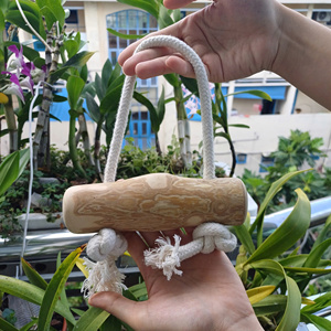Thanh Tung Thinh Coffee Wood Dog Chew <b>Toy</b> Durable Eco-Friendly <b>Wooden</b> Natural Pet Chew Dogs Indoor Outdoor Use Made in Vietnam - Product Image 2