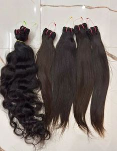 Extensions de cheveux naturels indiens doublement étirés, lisses, légères, à bandes adhésives, confortables - Product Image 3