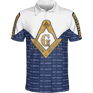 เสื้อโปโลฟรีเมสัน Royal Arch Masonry York Rite แบบสั่งทำพิเศษ คุณภาพสูง แขนสั้น สำหรับผู้ชาย - Product Image 6