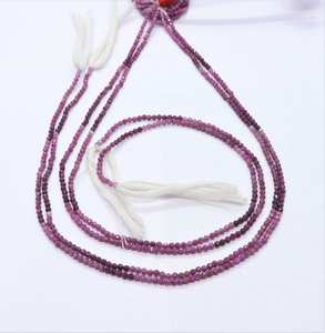 Beautiful <b>Ruby</b> Faceted Round Beads 2 MM Pinkish <b>Ruby</b> Gemstone Beads Shaded <b>Ruby</b> Beads 13 Inch <b>Ruby</b> Gemstone Beads Jewelry Making - Product Image 2
