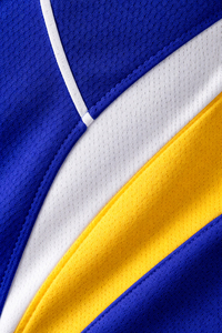 Ensemble de maillots de football bleu et jaune pour hommes, col en V, manches courtes, polyester respirant, uniforme personnalisé avec logo, uniforme de football pour équipe adulte - Product Image 6