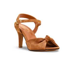 Sandalia de tacón formal mostaza FR5320 - Product Image 2