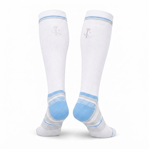 Calcetines de compresión, calcetines deportivos, tela elástica ligera, diseño cómodo, ajuste transpirable, adecuados para fitness, correr y caminar - Product Image 2