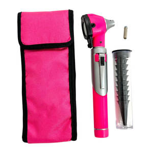 กล้องตรวจหูแบบพกพา LED แสงสว่างสูง สำหรับนักเรียน นักศึกษา และใช้ในบ้าน สีชมพู พร้อมอะไหล่เปลี่ยน 1 ชิ้น - Product Image 1