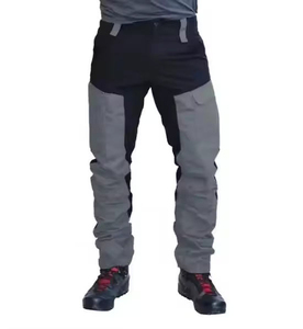 Pantalon coupe-vent réfléchissant multi-poches personnalisé pour homme, style décontracté streetwear, jogging, grandes tailles, en nylon et polyester, taille élastique - Product Image 1
