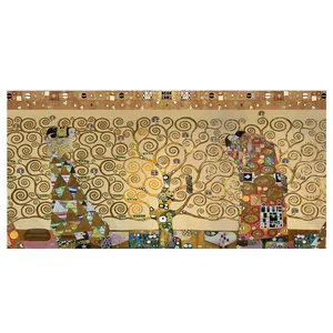 Custom Design Klimt Kitchen Panel 1244x615 mm Kitchen Decoration Artistic Tile Backsplash For Wholesale