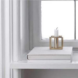 Candelabro Clásico de Metal Dorado con Base Cuadrada y Barra Corta, Decoración Elegante para Mesa de Comedor, Base Plana - Product Image 2