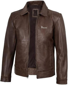 แจ็คเก็ตมอเตอร์ไซค์หนังแท้บุผ้านวมสำหรับผู้ชาย รับผลิตแบบ OEM/ODM พร้อมปักโลโก้ตามสั่ง – แจ็คเก็ตฤดูหนาวไซส์ใหญ่ ราคาโรงงาน - Product Image 4