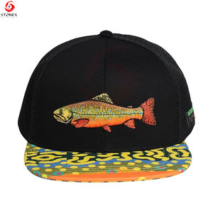 Casquette de camionneur style américain pour homme, respirante, en maille, avec fermeture snapback, idéale pour les aventures en plein air, les voyages et les sorties du week-end - Product Image 1