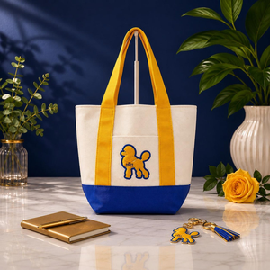 กระเป๋าสัปดาห์สำหรับเดินทางส่วนตัวลายพุดเดิลสุดน่ารักจาก SGRHO Apparel ของขวัญชิ้นสำคัญจากงานมรดกกระเป๋าโท้ทเดินทางสั่งทำเฉพาะบุคคลกระเป๋าของขวัญ - Product Image 5