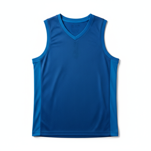 Conjunto de Camisetas y Pantalones Cortos de Baloncesto Personalizados para Hombre y Mujer, 100% Poliéster, Secado Rápido, Cuello Redondo sin Mangas, Impresión Digital con Nombre del Equipo - Product Image 1