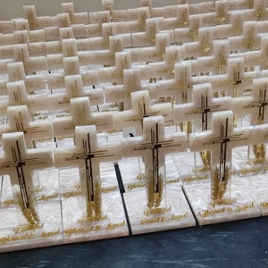 Collier de mode de haute qualité MN EXPORTS en résine et bois, motif ange, technique émaillée, décoration intérieure, cadeau - Product Image 6