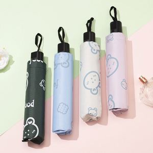 Sombrillas al por Mayor con Logotipo Impreso, Protección UV para Sol y Lluvia, Sombrillas Plegables con Diseño de Dibujos Animados - Product Image 3