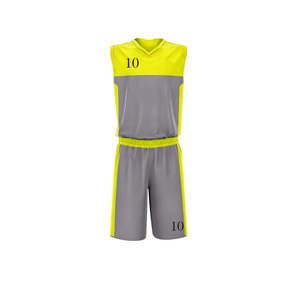 Uniformes de Baloncesto Personalizados para Hombre, Nuevo Diseño, Servicio OEM, Material Transpirable Sublimado, Cuello en V, Sin Mangas, para Entrenamiento - Product Image 5