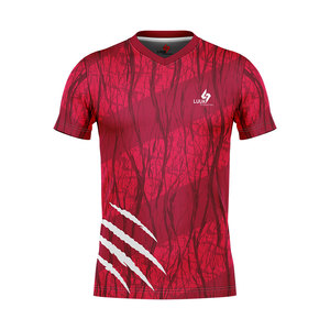 เสื้อยืดคอกว้าง แขนสั้น ทรงสปอร์ต ผ้าถักเนื้อนุ่ม ระบายอากาศได้ดี 100% ผ้าฝ้าย แห้งเร็ว ทรงปกติ ใส่ได้ทั่วไป เหมาะกับกิจกรรมกลางแจ้ง สกรีนโลโก้ได้ตามต้องการ - Product Image 2