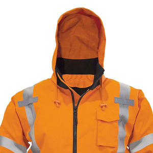 Sudadera con capucha de alta visibilidad personalizada de poliéster 100% de alta calidad, chaquetas de trabajo reflectantes con cremallera, ropa de trabajo, precio al por mayor, sudaderas con capucha de alta visibilidad - Product Image 6