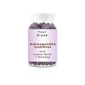 Affordable Price USA Origin Supply Ashwagandha <b>Gummy</b> <b>Candy</b> Lemon Balm Ginseng Berry Shape Gummies for Genuine Buyers - Product Image 1