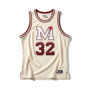 Maillots de basket personnalisés en gros avec logo sublimé, tissu mesh respirant, designs de maillots de basket pour équipes - Product Image 1