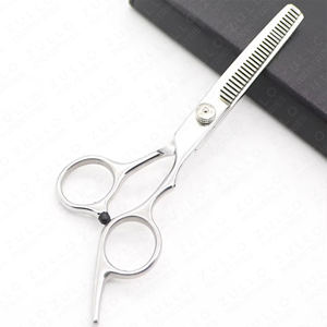 Hot Selling Professional <b>Barber</b> Scissors <b>Set</b> J2 Steel Hair Cutting Shears with PU Leather Case for Salon Use - Product Image 3