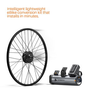 Kit de conversion de vélo électrique HyperFox Drive pour <span class=keywords><strong>roue</strong></span> <span class=keywords><strong>avant</strong></span> et arrière, avec batterie intégrée, système d'entraînement pour vélo électrique - Product Image 3