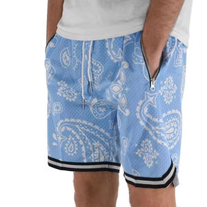Short de basket-ball personnalisé de cinq pouces de long Miami pour hommes, jersey en maille à séchage rapide doublé, style décontracté, sublimation, design uni et lavé. - Product Image 4