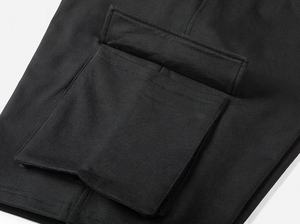 2026 Latest Fashion High Quality Mens Compression Shorts Men's Cargo Shorts Elastic Waist Streetwear Casual Cotton Sweat Shorts - Product Image 6