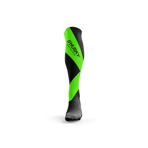 HUSKY Knee <b>Socks</b> Men's Geometric Print Breathable Sports <b>Socks</b> Summer Knitted Spandex <b>Polyester</b> sportswear <b>socks</b> - Product Image 3