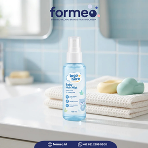 Brume capillaire pour bébé, sans parfum, formule douce et hydratante, pour tous types de cheveux, marque privée OEM. - Product Image 3