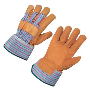 Guantes de Trabajo de Cuero OEM para Protección de Manos, Transpirables, Resistentes, de Cuero de Vaca, de Dedo Completo, Guantes de Seguridad - Product Image 1