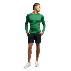 Nueva Camiseta Deportiva de Compresión de Manga Corta para Hombre, Personalizada, de Secado Rápido, Poliéster, Ajustada, Transpirable, para Gimnasio - Product Image 1