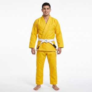 Uniforme de Jiu Jitsu Brasileño de Alta Calidad y Resistencia, Tejido Dorado, Transpirable, para Competencia, Kimono BJJ - Product Image 1