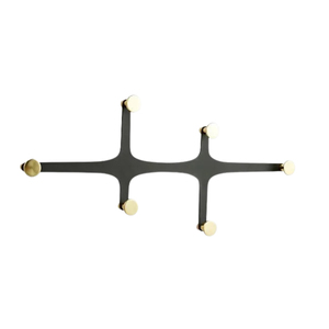 Gancho de Pared Metálico con Diseño de Hoja de Palma Dorada Nórdica, Decorativo, para Colgar Abrigos, Toallas, Llaves, Ideal para Decoración de Entrada de Casa u Hotel - Product Image 2