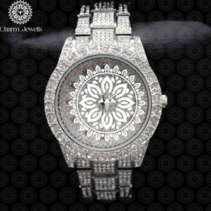 Reloj de Lujo para Hombre Charm Jewells, de Acero Inoxidable, Esfera de 43 mm, Correa de Acero Inoxidable, Movimiento Mecánico, Caja Poligonal, Resistente al Agua 10 Bar - Product Image 1