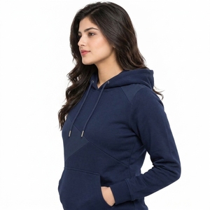Women <b>Hoodie</b> <b>Lightweight</b> Fabric Smooth Texture Comfortable Construction Relaxed Fit Modern Custom Women <b>Hoodie</b> Fashion Apparel - Product Image 3
