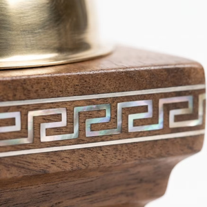 Casserole carrée en bois avec doublure en acier inoxydable et couvercle en laiton, design chinois traditionnel, récipient isotherme pour aliments - Product Image 5