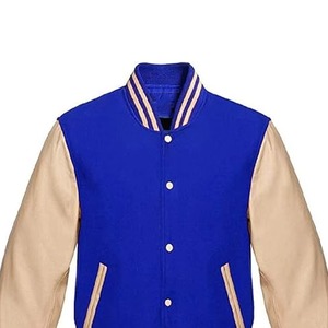 Wholesale Customized Unisex Varsity Winter Baseball <b>Jersey</b> <b>Jacket</b> with Front Logo 100% Wool Eco-Friendly Vintage Design - Product Image 5