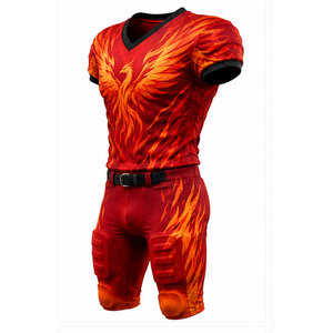 American Football Uniform Breathable Practice Wear Easy Fit For Daily <b>Training</b> American Football Uniform - Product Image 3